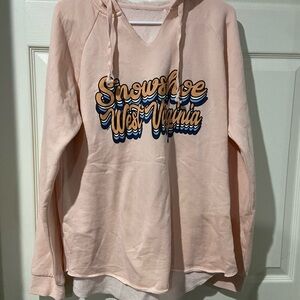 Snowshoe West Virginia Pink Hoodie